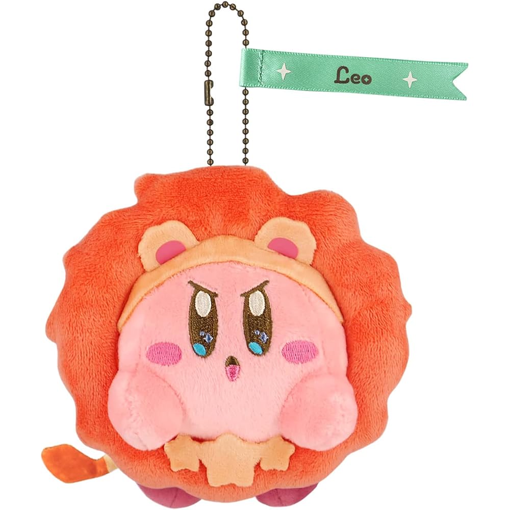 

Sanei Boeki Kirby Horoscope Collection Leo Plush Mascot 12cm x 10.5cm x 12cm Stuffed Toy