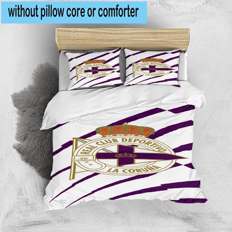 3PCS Deportivo Football Bedding Set,Including 1pc Duvet Cover And 2pcs Pillowcases Perfect for Bedroom, Dormitory, Fan Christmas gift