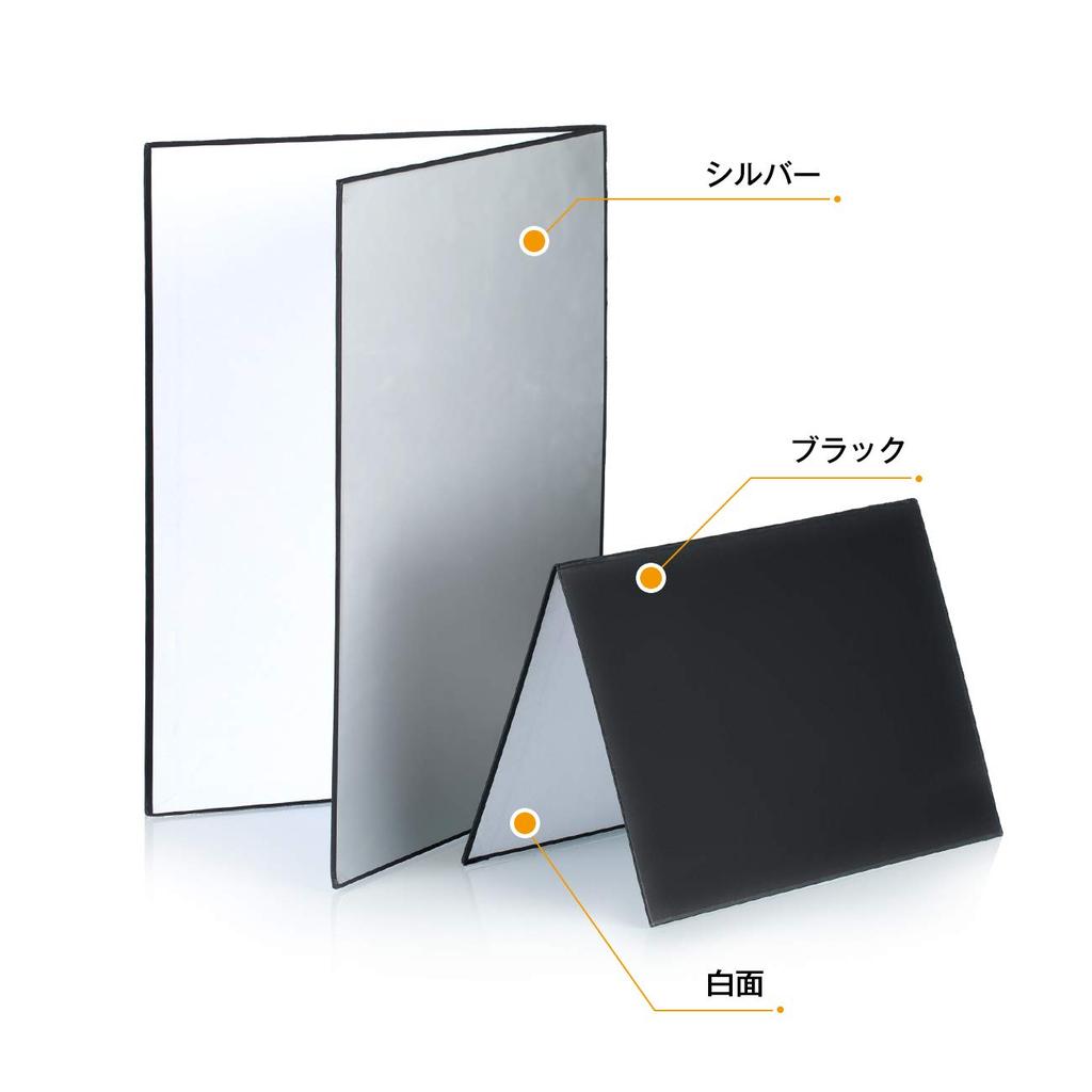 TARION Reflector Board A4 Size 3 Colors Silver White Black Lighting Equipment Fill Light Absorption Contour Emphasis Foldable
