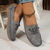 Women's Single Shoes, Outdoor Casual Walking Shoes, Leather Loafers, Mother's Shoes
