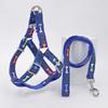 Colorful Bone Tripod Pet Dog Harness for Indoor and Outdoor Use Dog Leash Preventing Escape Tow Rope Dog Accessories Pet Collars