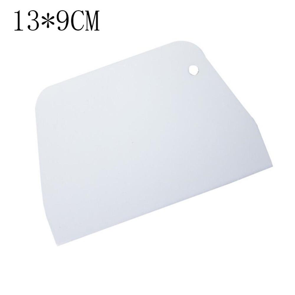 Pastry Cutter Plastic Cake Spatulas Dough Scraper Trapezoid Bread Pizza Fondant Tools Butter Knife Multiduty White Safe Bakeware