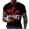 Christian Mens Clothing T Shirts Oversized Vintage T Shirt Gothic Jesus Christ Cross 3D Print O-neck Tops Hip Hop Short Sleeve