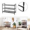 3-tier Shoe Rack, Collapsible Shoe Organizer