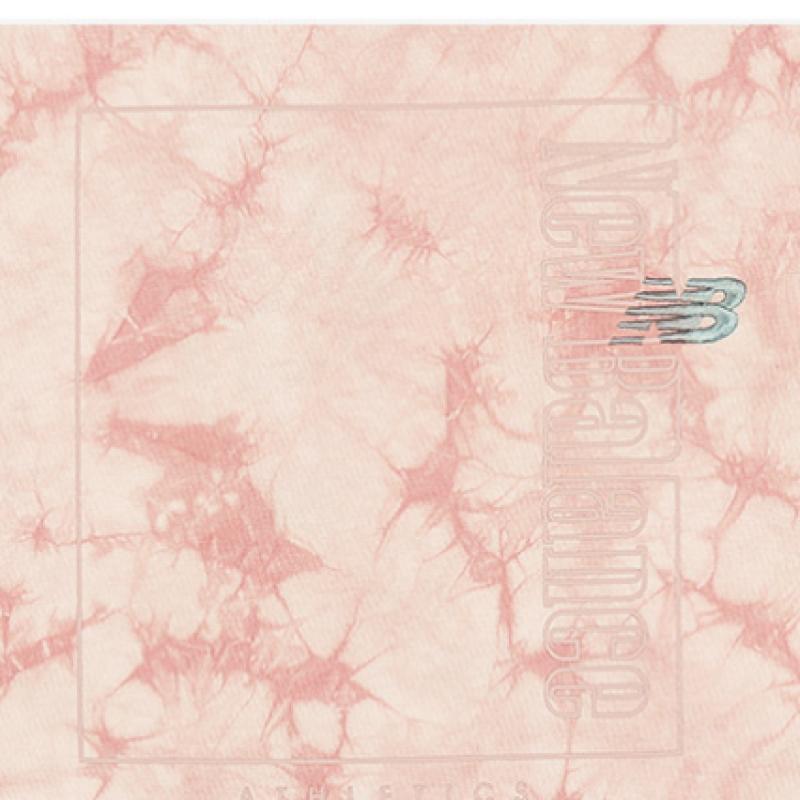 New Balance Dye Long Sleeve Tee Pink