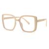 Oversized Frame Black Thick Frame Black Frame Glasses Men'S And Women'S Versatile Plain Artifact Anti-Blue Flat Mirror Fashion Trend