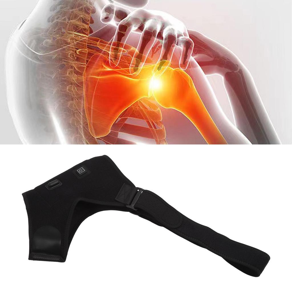 Heated Shoulder Wrap 3 Heating Setting Relieving Pain Comfortable Heating Shoulder Pad for Left Right Shoulder