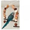 Wooden Parrot Swing, Log Bird Standing Pole, Resting On The Wooden Mountain, Jackfruit Mountain, Walnut Nut, Biting and Stringing Parrot Toys
