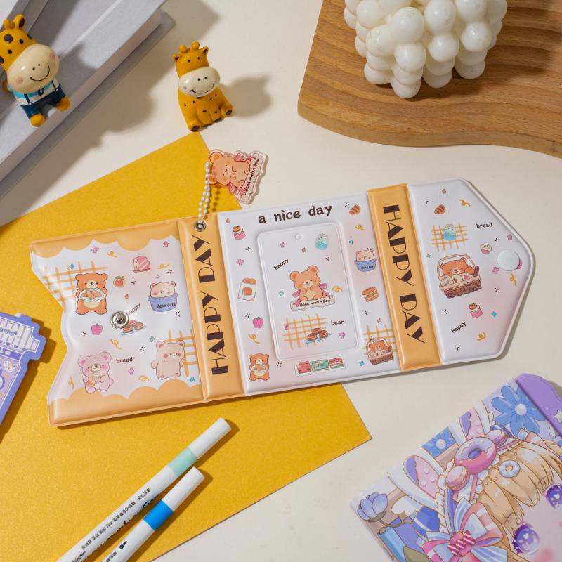 1 Stück 36 Fächer 3 Zoll Idol Karten Sammelalbum Niedliches PVC Fotoalbum Cartoon Fotokarten Aufbewahrungshülle