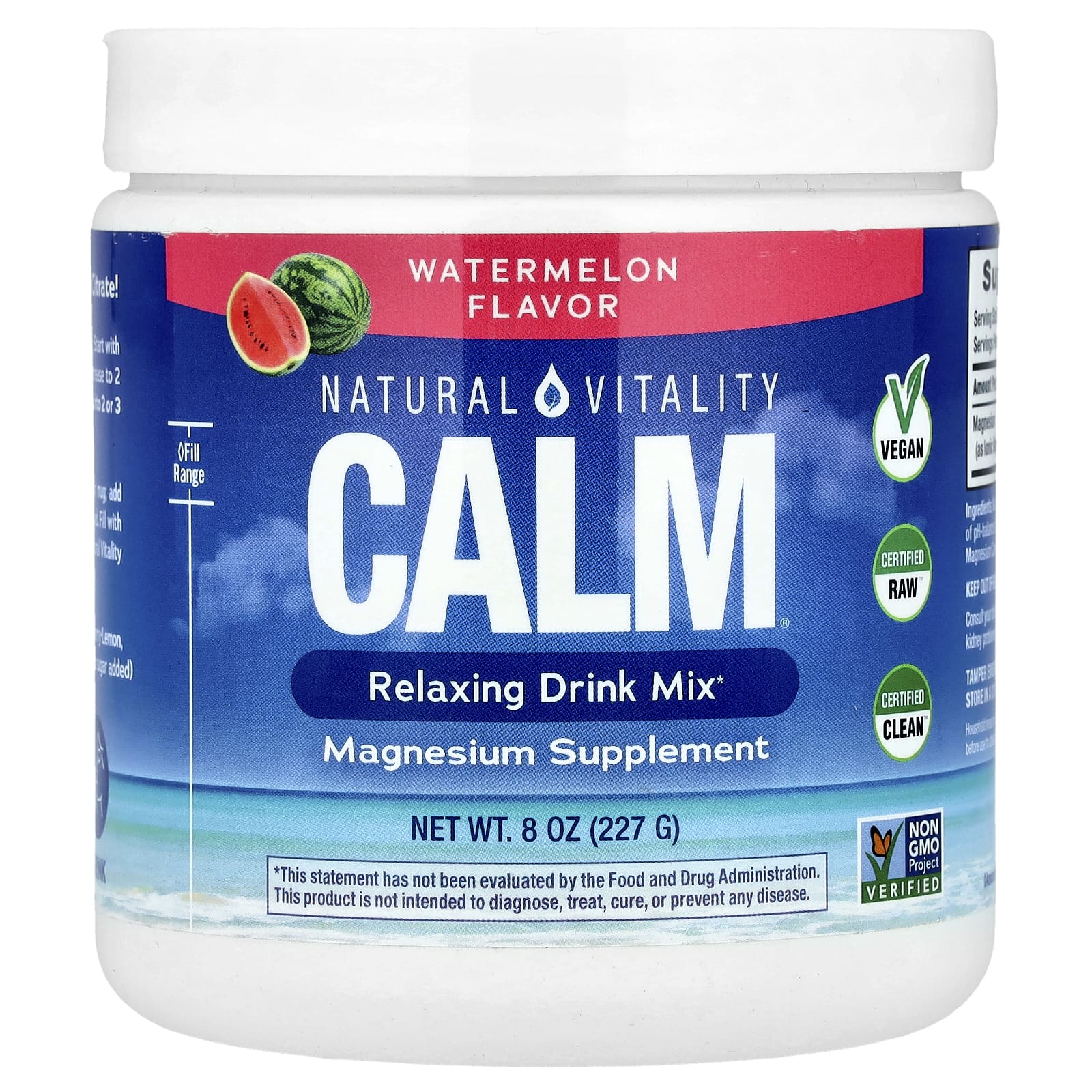 

Calm®, Relaxing Drink Mix, Watermelon, 8 Oz (227 G)