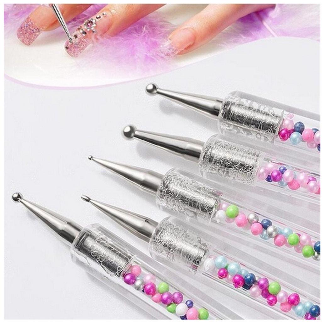 Manicure Tool Double-head Dotting Pen 5Pcs/set