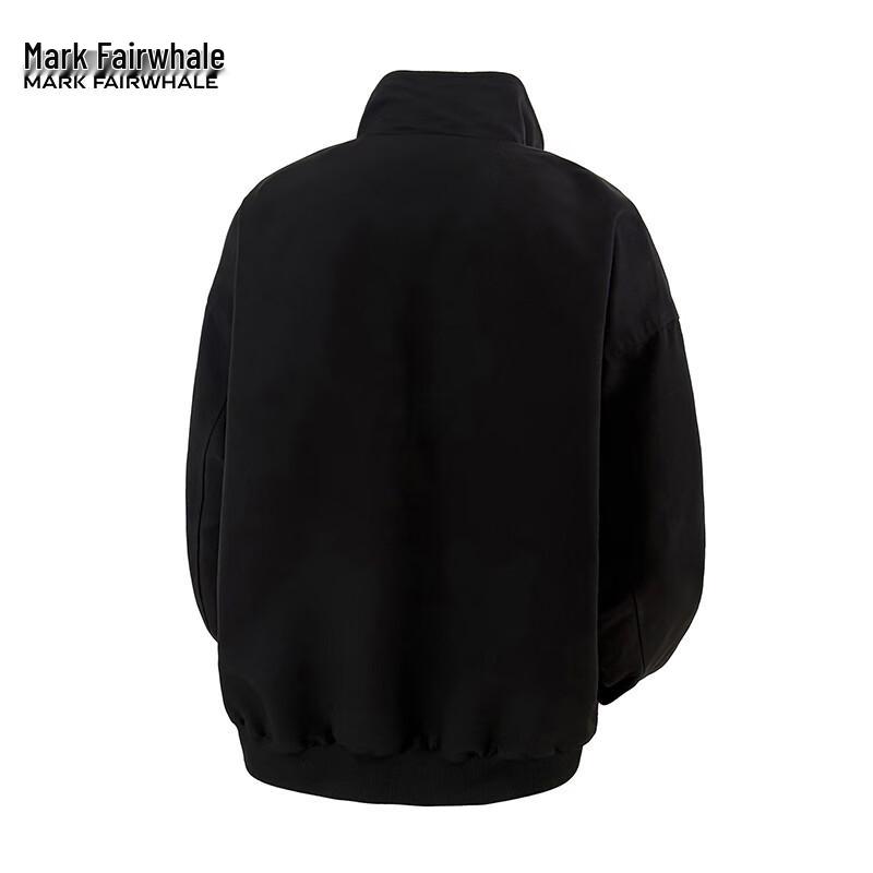 Mark Fairwhale Men's Retro Stand Collar Bomber Jacket