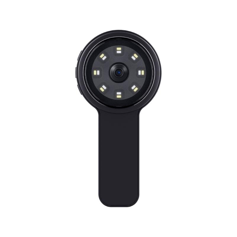 

High Resolution Magnification Pocket Microscope Adjustable LED Lighting Suitable For Lab Research And Nature Observation чорний