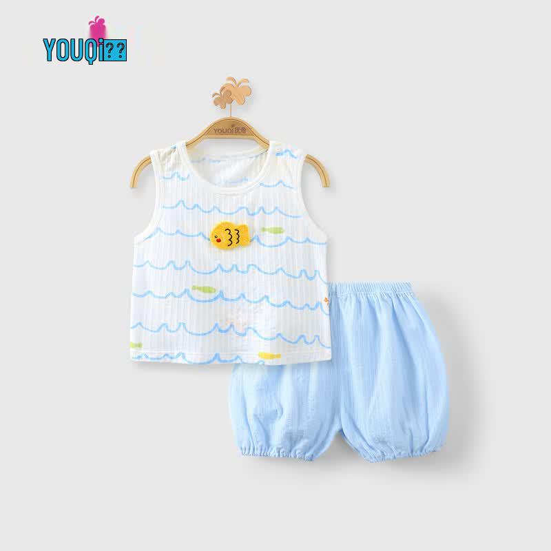 Youqi Baby Summer Vest & Pants Set 100