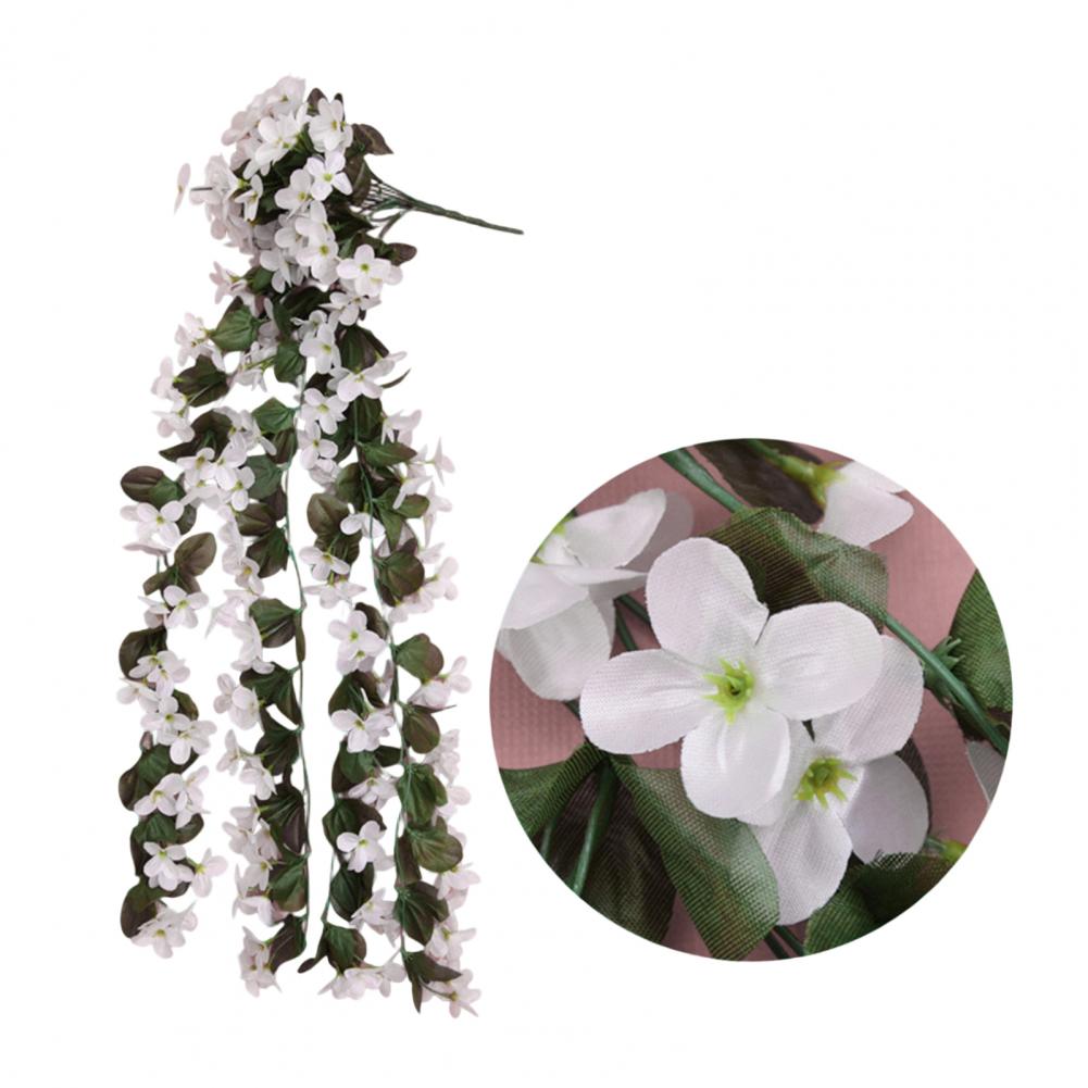 Simple Natural Style Artificial Vines Silk Artificial Flowers for Home Decor Uv Resistant Outdoor for Home for Outside