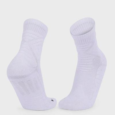 Verdikte Ademende NBA Basketbalsokken - Effen Kleur Middenkuit Trend voor Mannen & Vrouwen