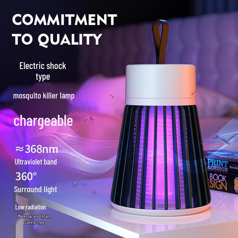 Electric Mosquito Killer Lamp 2025: Indoor/Outdoor USB Rechargeable Trap and Repellent.