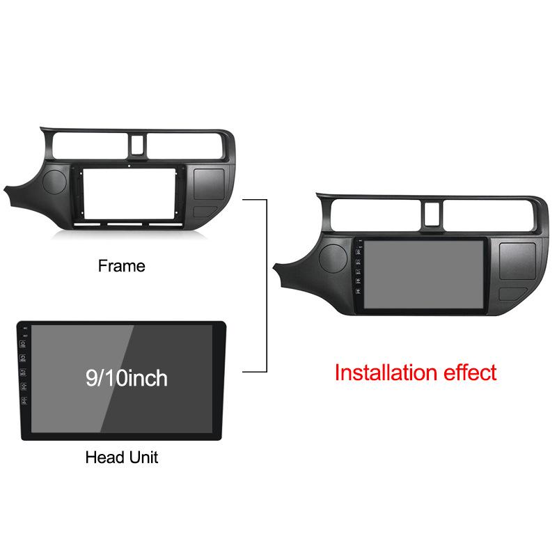 Large Screen Android Navigation Unit, Compatible with 2011-2016 Kia Rio