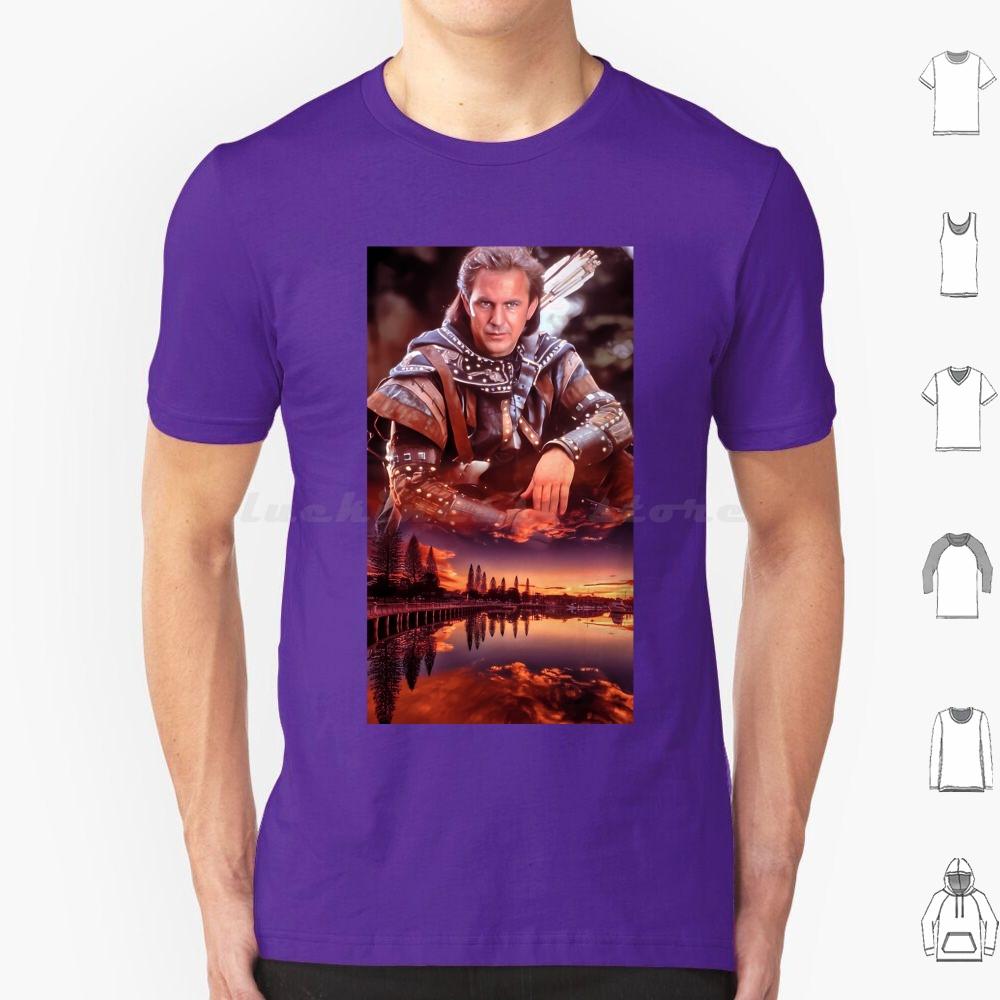 Kevin Costner Robin Hood T Shirt Cotton Men Women DIY Print Celebrity Celebrities Movie Film Hollywood Star Realism S