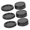 Hard Plastic Black Lightweight Dustproof Scratch Resistant Camera Body Lens Cover Kit for Nikon F Mount Cameras