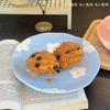 Japanese Vintage Hand Painted Dots Daisy Pottery Deep Plates Creative Moon Star Steak Flat Plate Handmade Salad Dinner Dishes