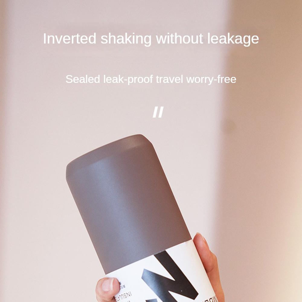 Termosmugg i rostfritt stål Kreativ Mode Sport Sugrörskopp Miljöskydd Bekväm Innovativt Resetillbehör