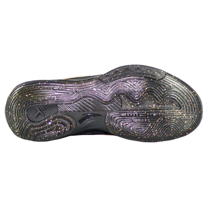 Anta KT6 Ammortizzanti Antiscivolo Resistenti all'Abrasione Traspiranti Scarpe da Basket Basse Uomo Nero Oro 112111101-16