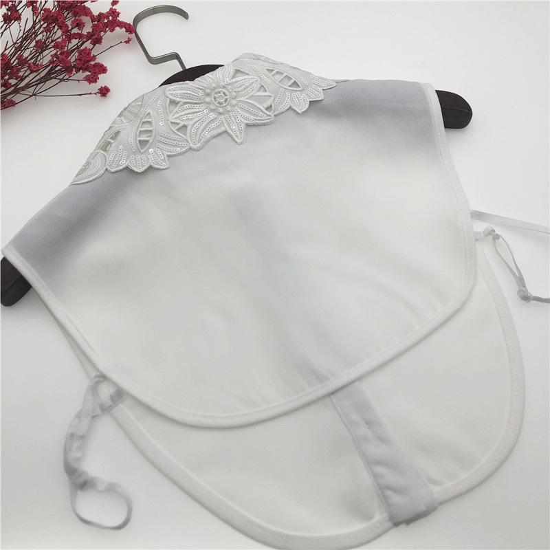 Perfect Match Female Embroidery Fake Collar For Sweater Blouse Detachable False Lapel Blouse Tops Women Clothes Collars Accessories