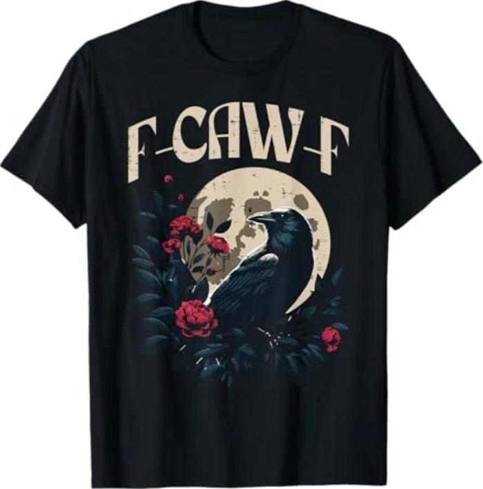 Funny Crow Meme Caw Women Men T-Shirt S