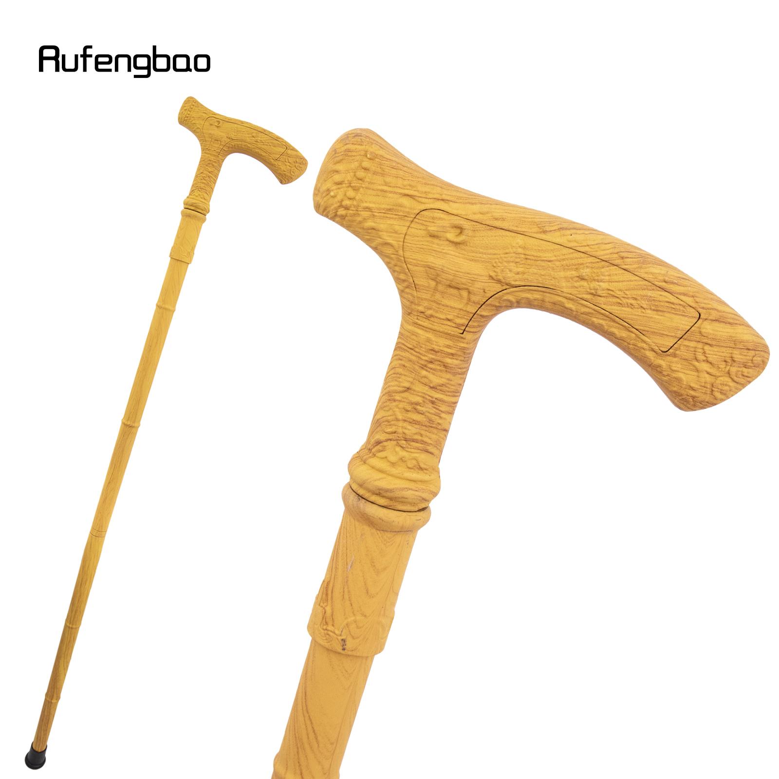 Gold Luxury Goat Handle Walking Cane Fashion Decorative Walking Stick Gentleman Elegant Cosplay Cane Knob Crosier 87cm