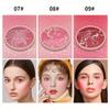 5 Colour Blush Powder Palette Eyes Cheeks Lips 3 in 1 Face Pearlescent Blush Cream Highlighter Contouring Powder Matte Eyeshadow Baked Powder