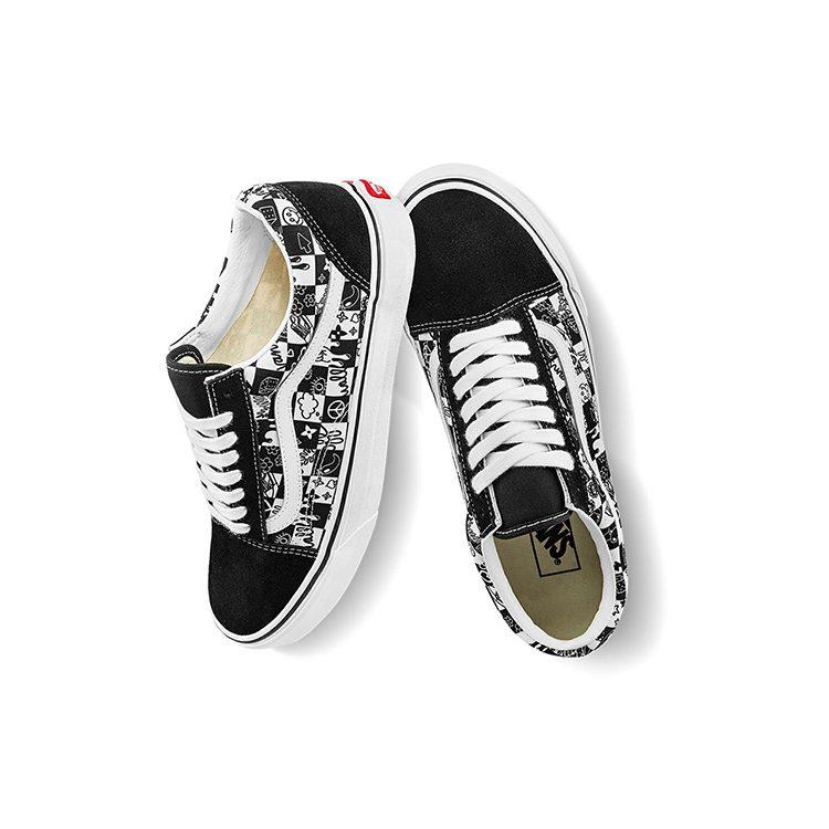Old Skool Vans 'Doodle Checkerboard' VN0A7Q2J6U6
