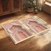 Muslim Prayer Rug Islamic Prayer Mat Indoor and Outdoor Foldable Prayer Mat Living Room Bedroom Carpet Home Decoration