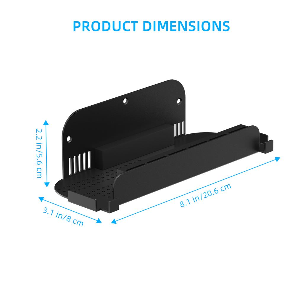 JYS JYS-NS2291 For Nintendo Switch 2/Switch/Switch OLED Console Wall Mount Bracket with Game Card Storage Slots