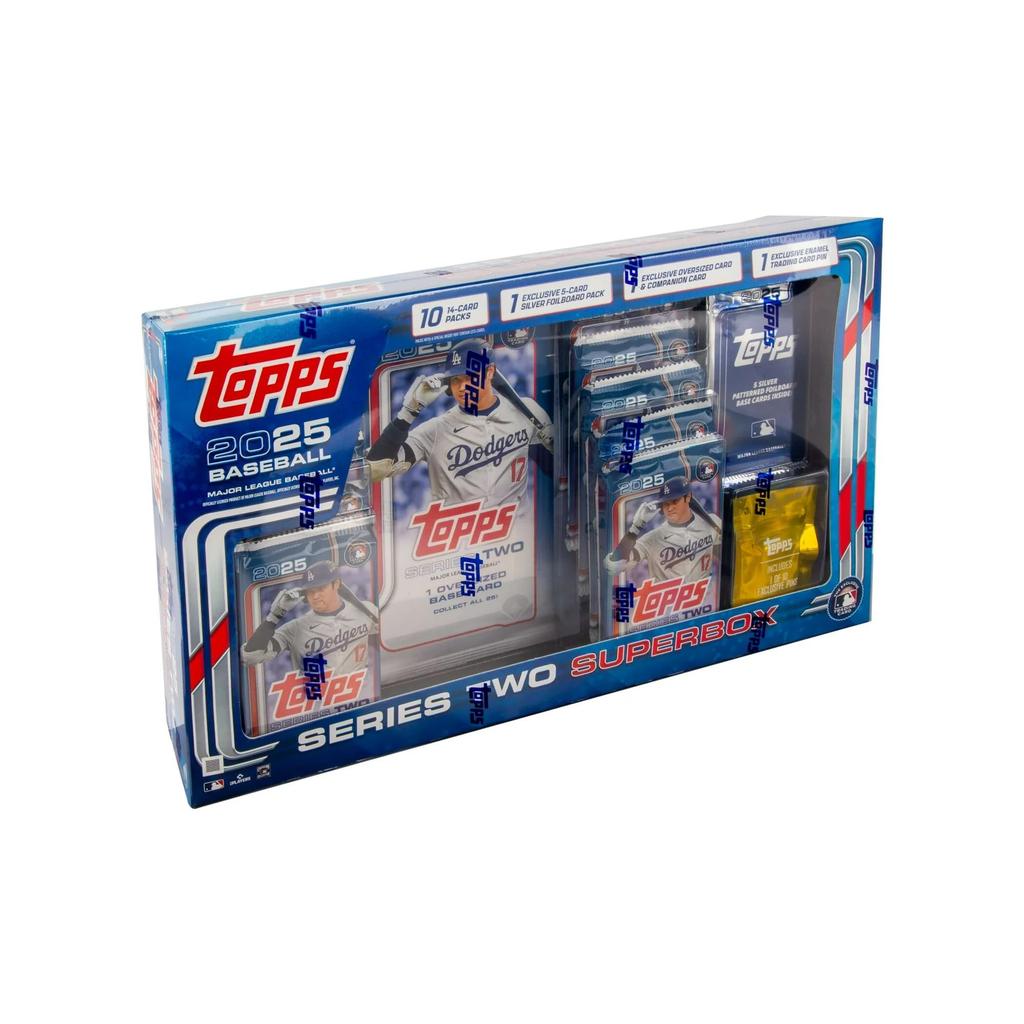 Topps MLB Series 2 Baseball Trading Card Super Box 2025