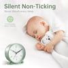 Factory Direct New Cute Cartoon Alarm Clock Quartz Table Type Small Home Office Bedroom Living Room Student Dormitory Artifact M