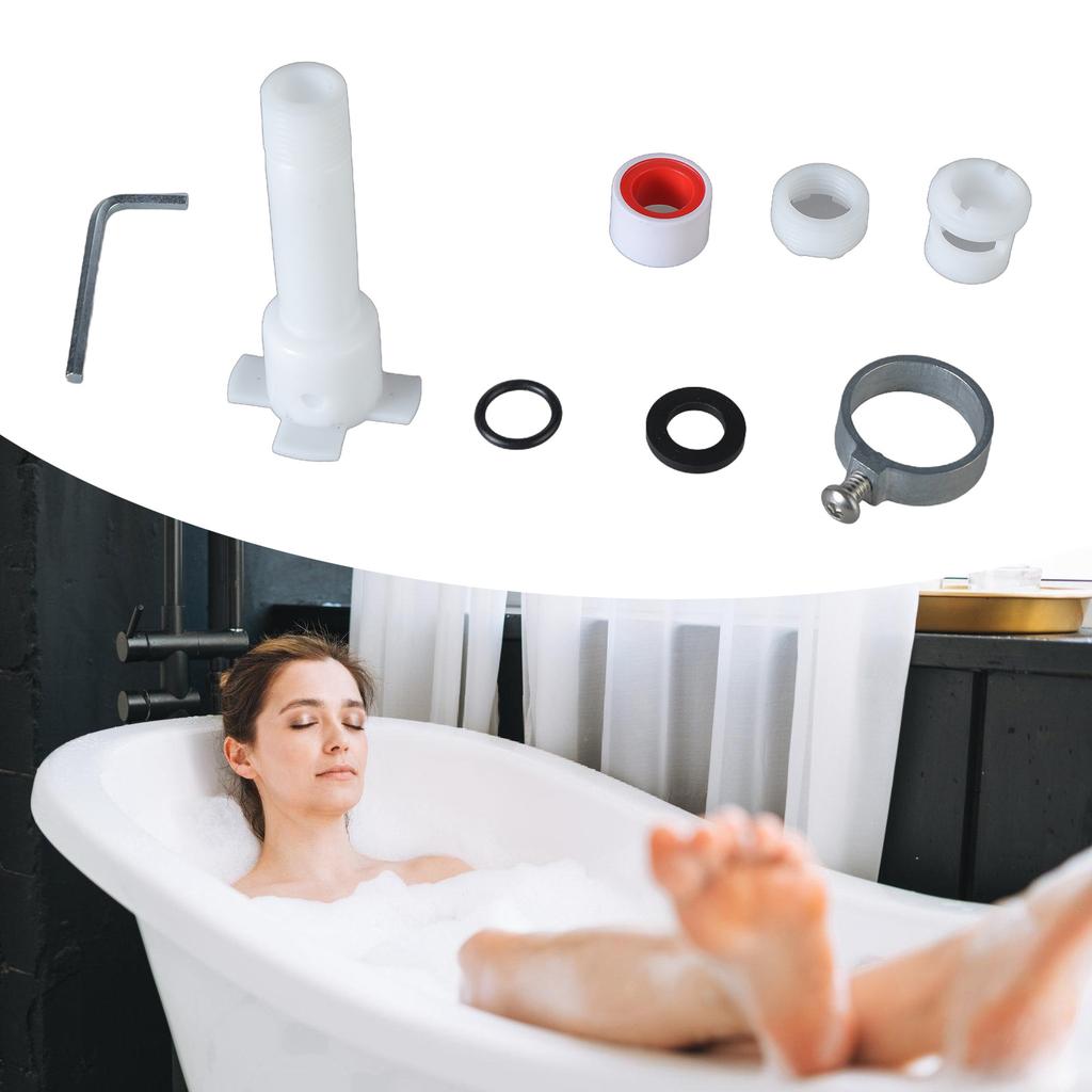 Universelles 4-in-1 Badewannenarmatur-Adapterset Badewannenarmatur Umsteller Reparaturset Vielseitiger Badewannenarmatur-Adapter Einfache Installationen