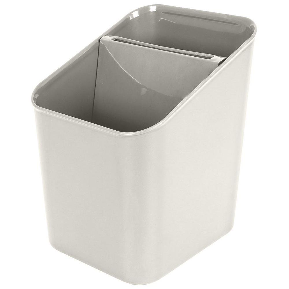 Container Drainer for Cutlery Knives Kitchen Utensils Basket Stand Gray