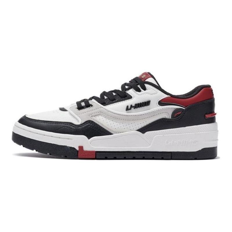 Li-Ning 001 BTC Men s Low Top Skate Shoes Black White AGCS023-3 39.5