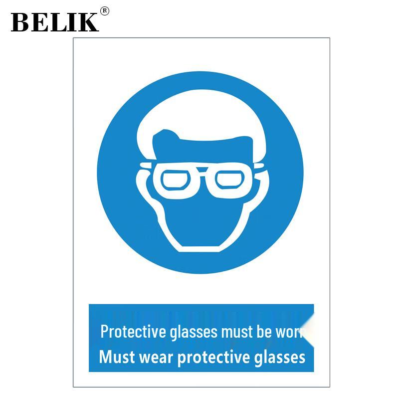 BELIK Safety Instruction  Warning Signs 22x30CM