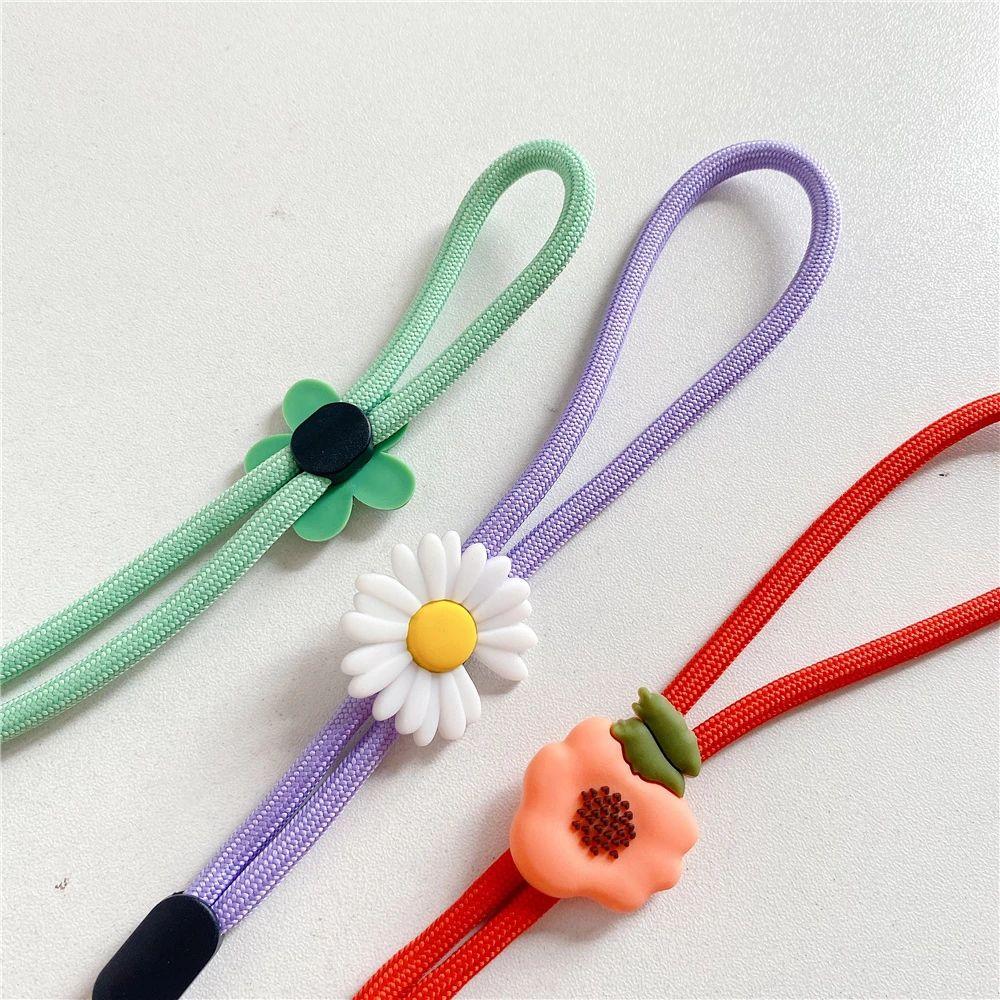 Rope Anti Lost Wrist Hand Lanyard Mobile Phone Lanyard Phone Hanging Rope Flowers Phone Strap