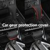 AABIA1 Car Styling Shift Handle Cover Leather Non-slip Automatic Gear Sheath Accessories For Benz CITAN VITO SPRINTER CLS SLK Sport ML