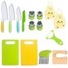 Montessori Kids' Knife and Cutting Board Set: Safe Fruit and Food Prep Tools for Toddlers