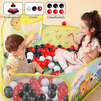 100 stuks Pit Balls Set voor peuters Phathalate Free BPA Free Balls Duurzaam Kleurrijk