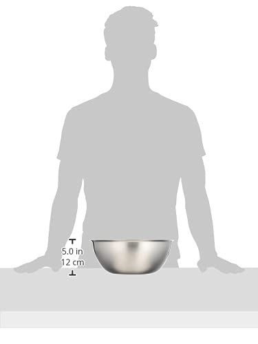 La Base Tsubame-Sanjo Stainless Steel Bowl & Plate Large 2-Piece Set, Made in Japan, by Yoko Arimoto, DME-6752