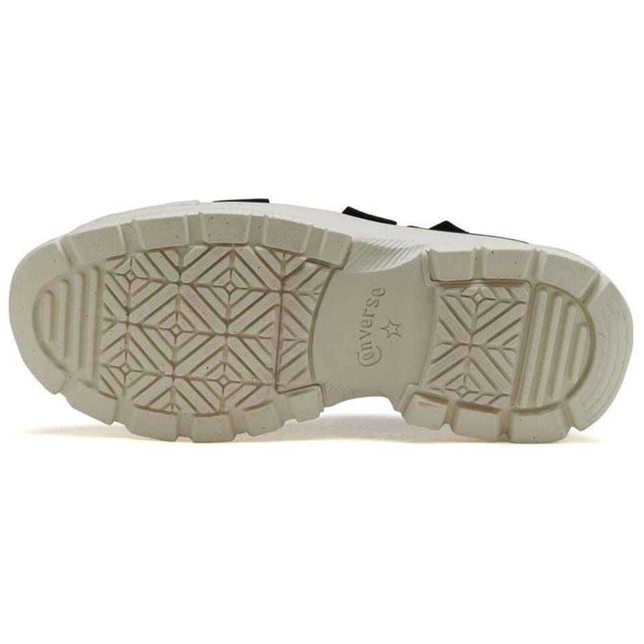 Converse All Star Trekwave Sandals Ox Comfortable Casual Versatile Thick Sole Non-Slip Beach Sandals Unisex Sandals Black White 31310820