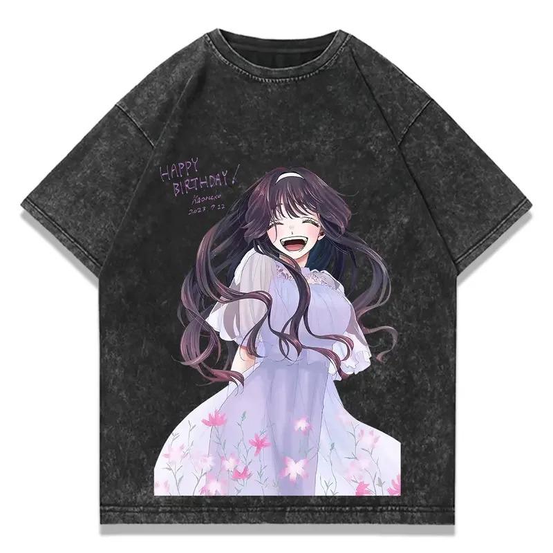 The Fragrant Flower Blooms with Dignity Anime Lover Washed Tshirt Year Round Clothing Personality Clothes Plus Size Unisex Tee