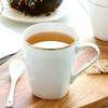 Bone China Coffee Mug with Gold Rim, 200-400ml Tea Cup with Handle White 1pc, for Espresso,Hot Cocoa,Cappuccino,Latte and Cold Drinks, Microwave Safe