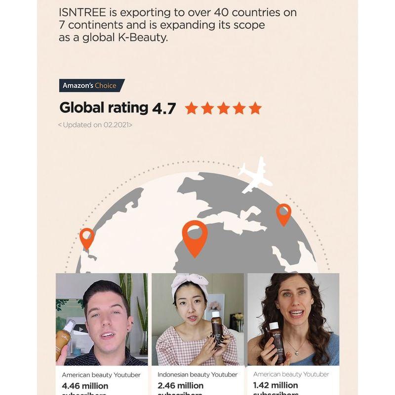 ISNTREE Świeży tonik z zielonej herbaty