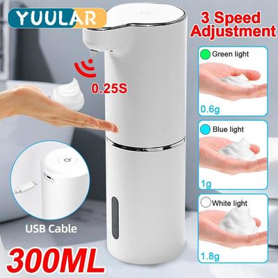 Automatic Liquid Soap Dispensers Touchless Smart Washing Hand Machine Infrared Sensor Foaming Soap Dispenser with USB Charging